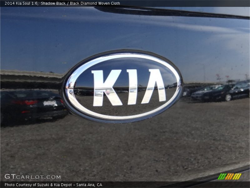 Shadow Black / Black Diamond Woven Cloth 2014 Kia Soul 1.6