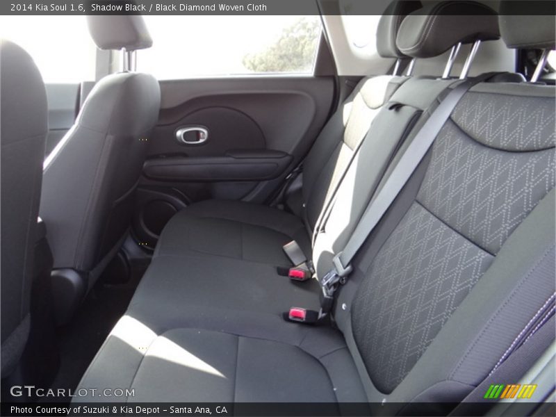 Shadow Black / Black Diamond Woven Cloth 2014 Kia Soul 1.6