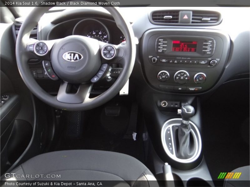 Shadow Black / Black Diamond Woven Cloth 2014 Kia Soul 1.6