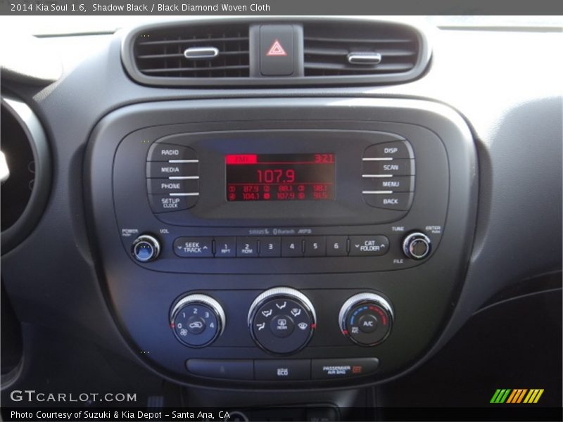 Shadow Black / Black Diamond Woven Cloth 2014 Kia Soul 1.6