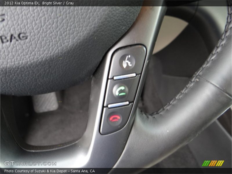 Bright Silver / Gray 2012 Kia Optima EX