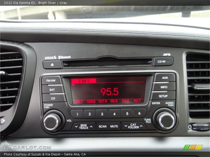 Bright Silver / Gray 2012 Kia Optima EX
