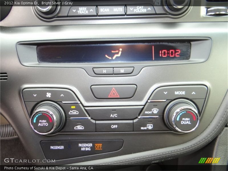 Bright Silver / Gray 2012 Kia Optima EX