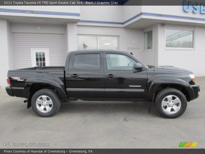 Black / Graphite Gray 2011 Toyota Tacoma V6 TRD Sport Double Cab 4x4