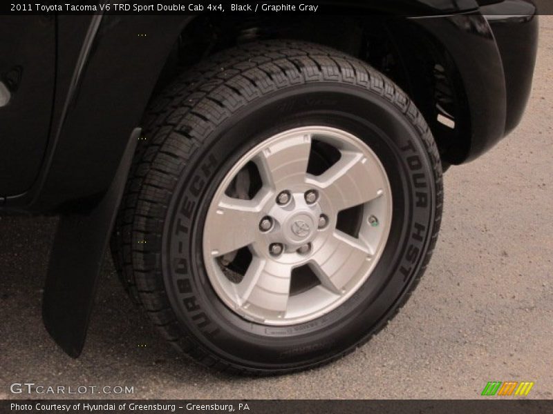 Black / Graphite Gray 2011 Toyota Tacoma V6 TRD Sport Double Cab 4x4
