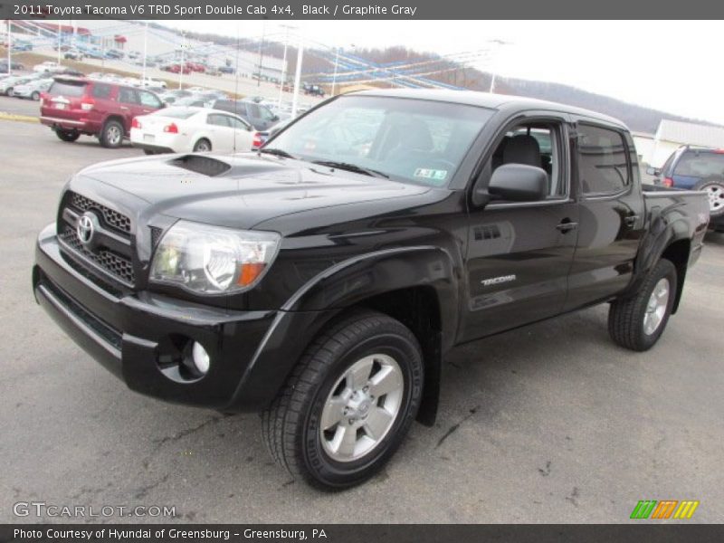 Black / Graphite Gray 2011 Toyota Tacoma V6 TRD Sport Double Cab 4x4