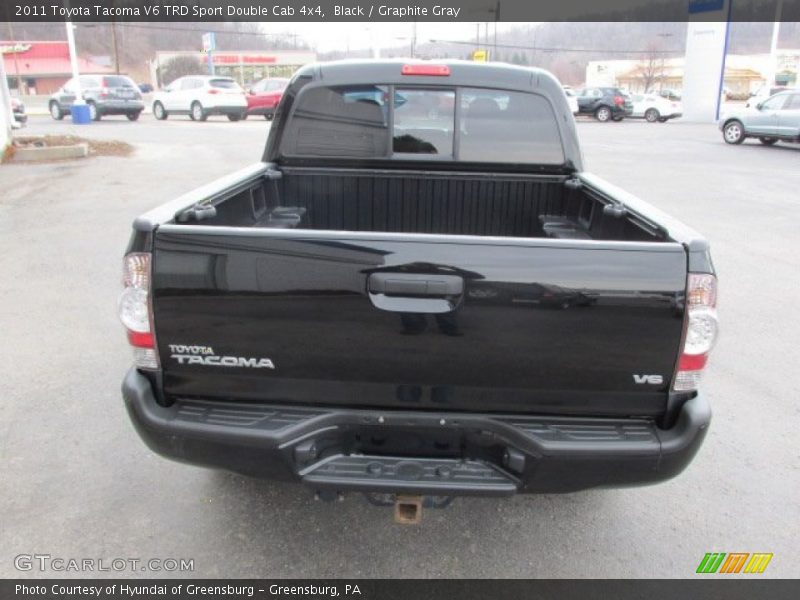 Black / Graphite Gray 2011 Toyota Tacoma V6 TRD Sport Double Cab 4x4