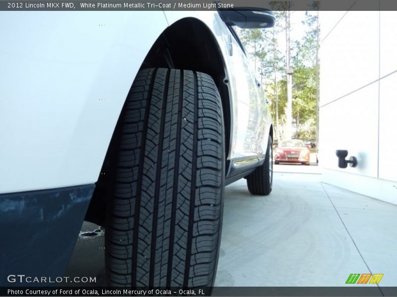 White Platinum Metallic Tri-Coat / Medium Light Stone 2012 Lincoln MKX FWD