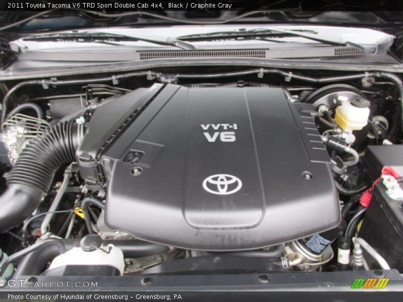 Black / Graphite Gray 2011 Toyota Tacoma V6 TRD Sport Double Cab 4x4