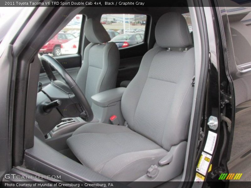 Black / Graphite Gray 2011 Toyota Tacoma V6 TRD Sport Double Cab 4x4