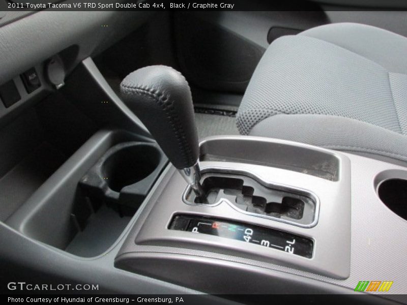 Black / Graphite Gray 2011 Toyota Tacoma V6 TRD Sport Double Cab 4x4