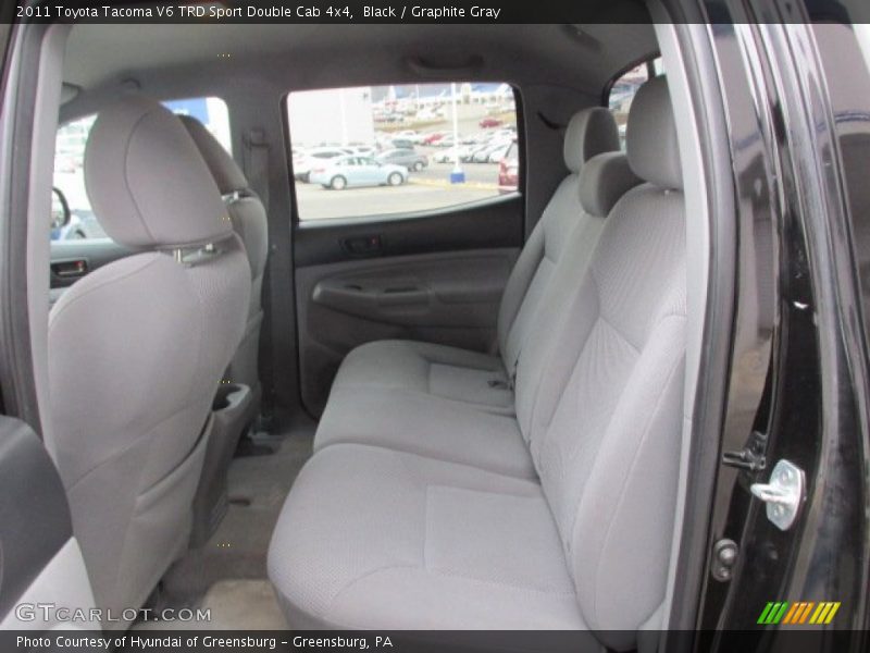 Black / Graphite Gray 2011 Toyota Tacoma V6 TRD Sport Double Cab 4x4