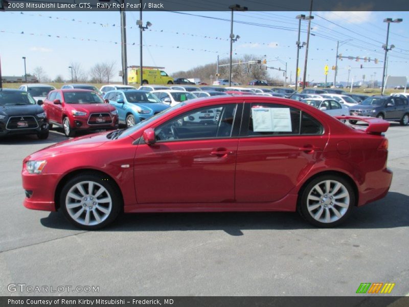  2008 Lancer GTS Rally Red Pearl