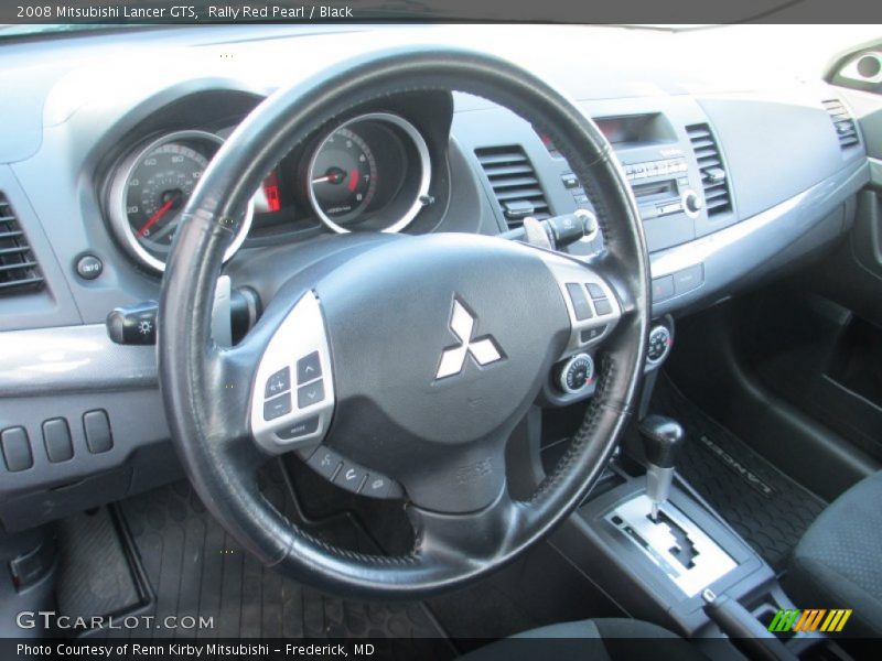 Rally Red Pearl / Black 2008 Mitsubishi Lancer GTS