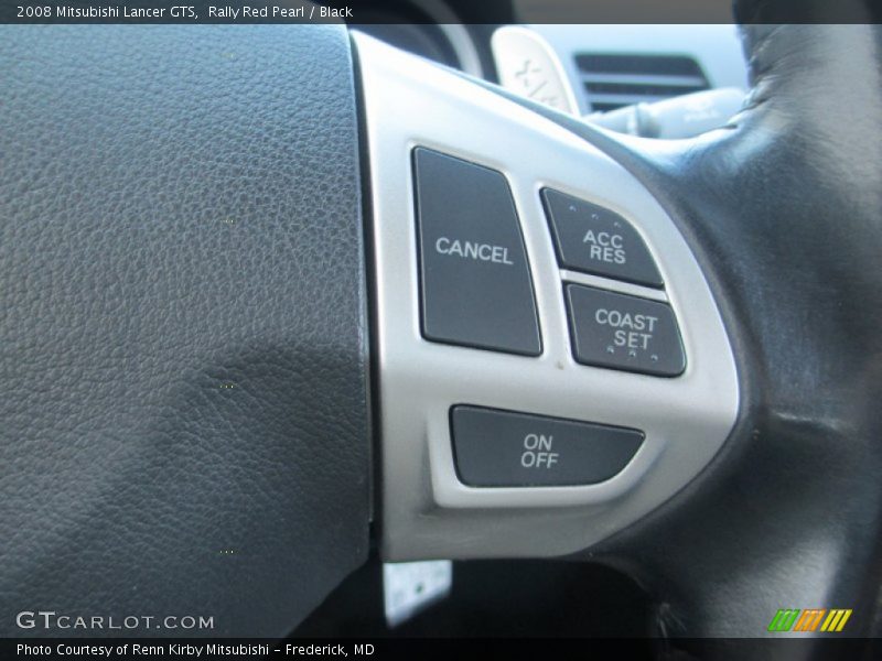 Rally Red Pearl / Black 2008 Mitsubishi Lancer GTS