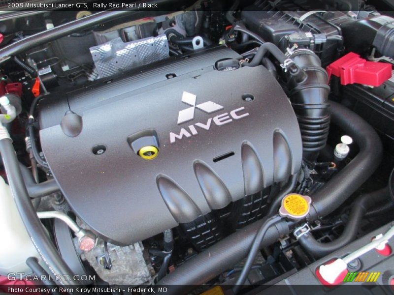 Rally Red Pearl / Black 2008 Mitsubishi Lancer GTS