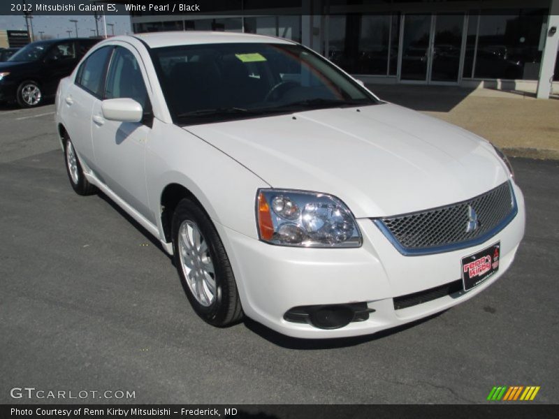 White Pearl / Black 2012 Mitsubishi Galant ES