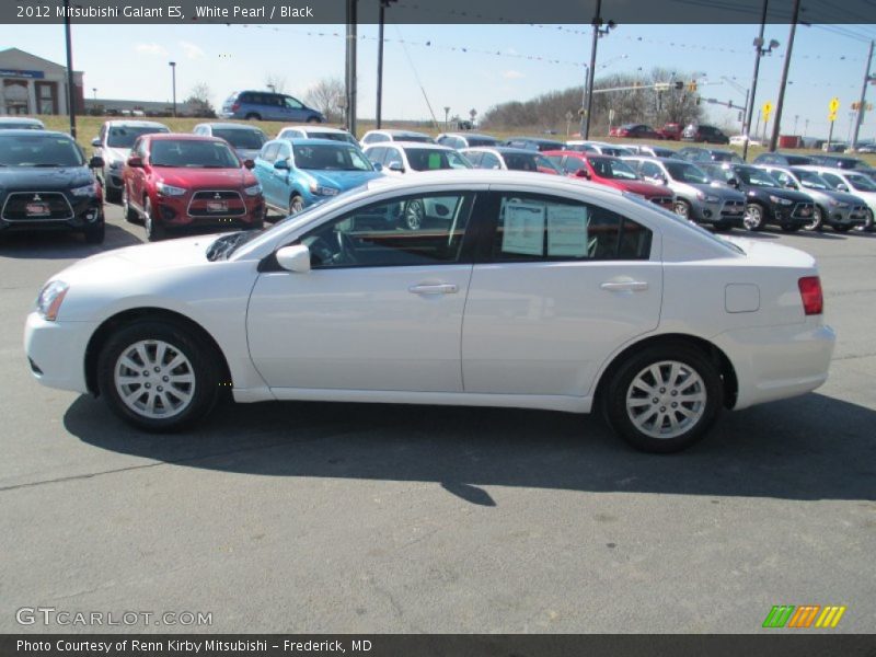 White Pearl / Black 2012 Mitsubishi Galant ES