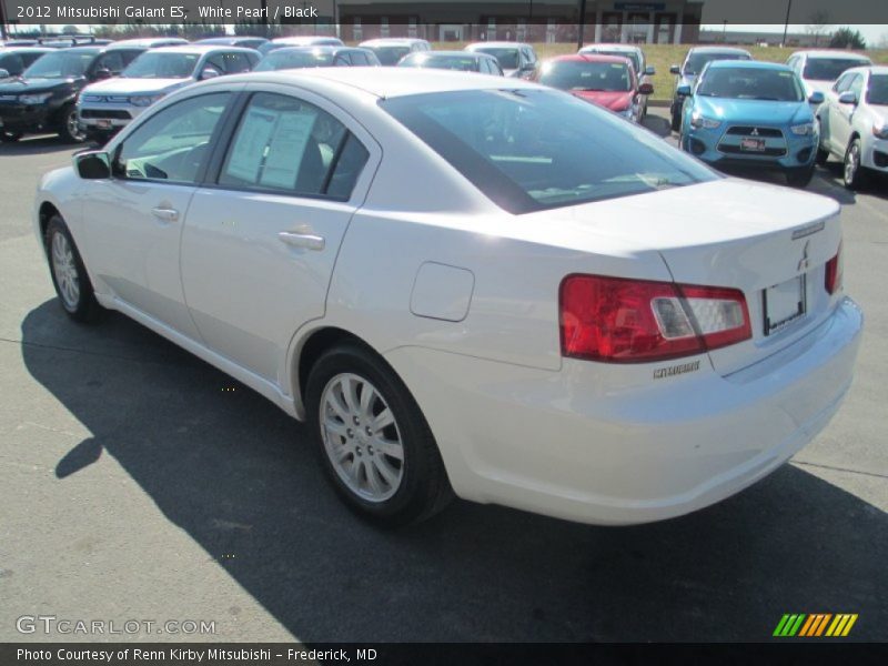 White Pearl / Black 2012 Mitsubishi Galant ES