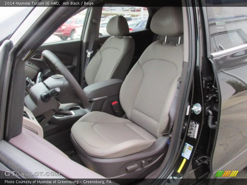 Ash Black / Beige 2014 Hyundai Tucson SE AWD