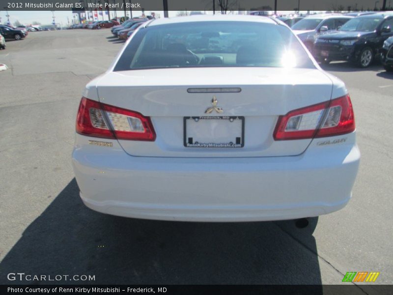 White Pearl / Black 2012 Mitsubishi Galant ES