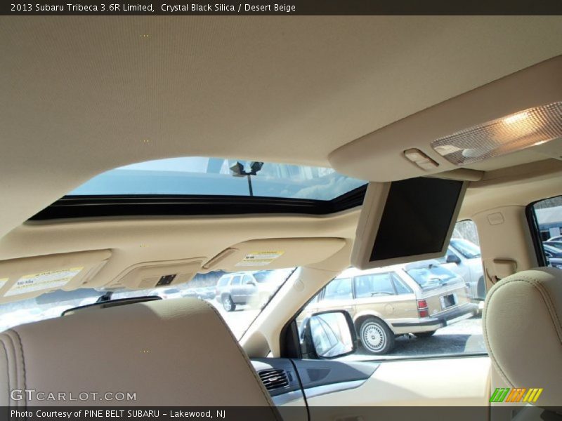 Crystal Black Silica / Desert Beige 2013 Subaru Tribeca 3.6R Limited