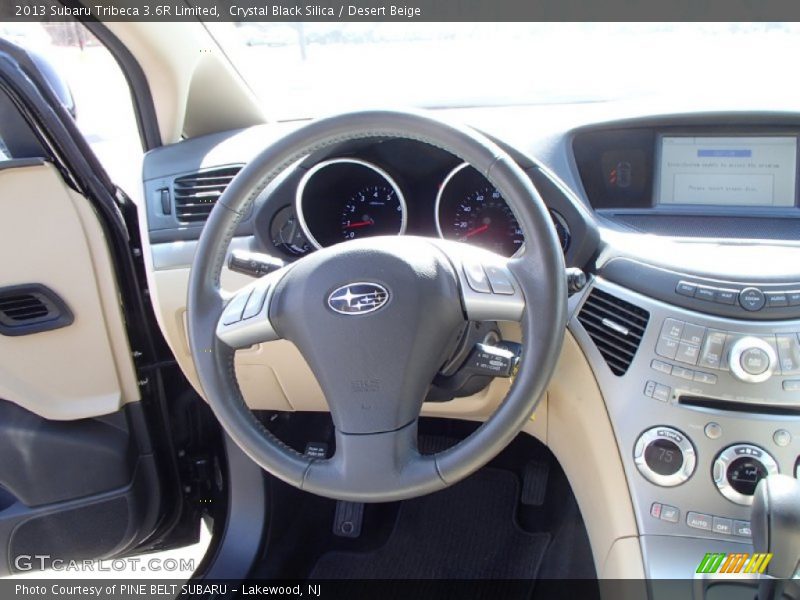 Crystal Black Silica / Desert Beige 2013 Subaru Tribeca 3.6R Limited