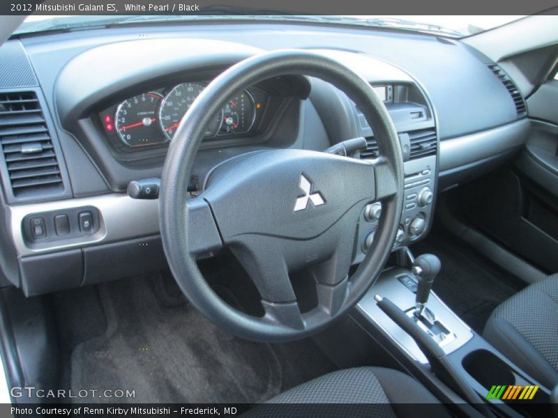 White Pearl / Black 2012 Mitsubishi Galant ES