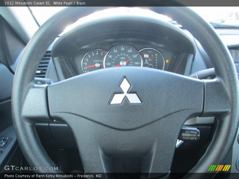 White Pearl / Black 2012 Mitsubishi Galant ES