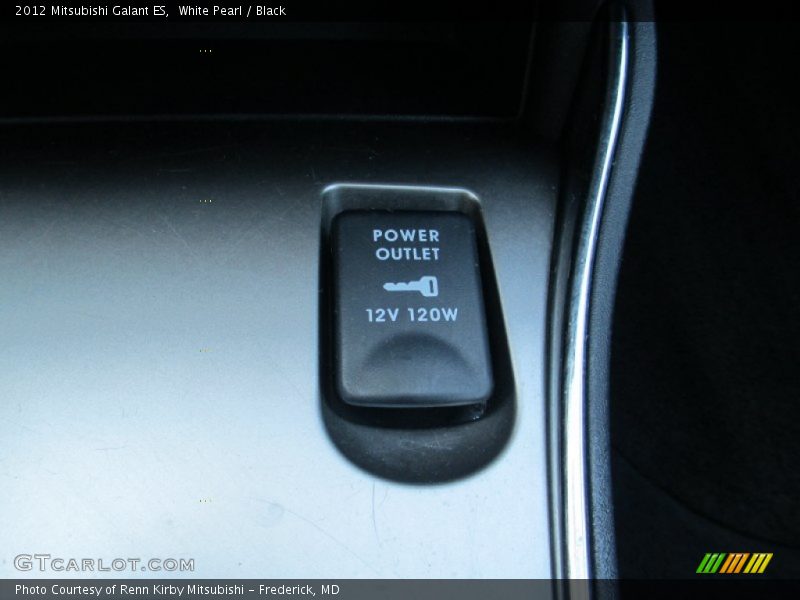White Pearl / Black 2012 Mitsubishi Galant ES