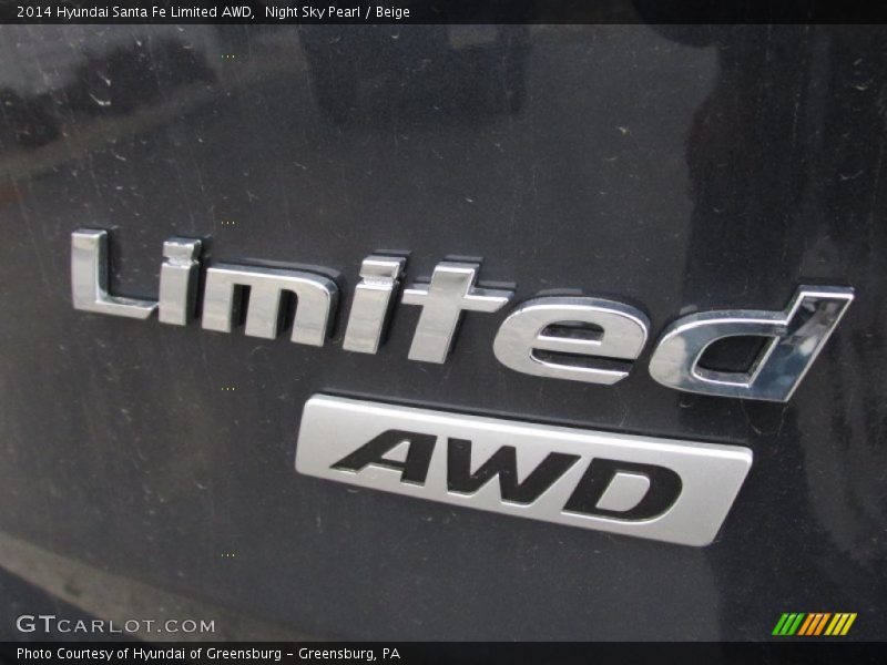  2014 Santa Fe Limited AWD Logo
