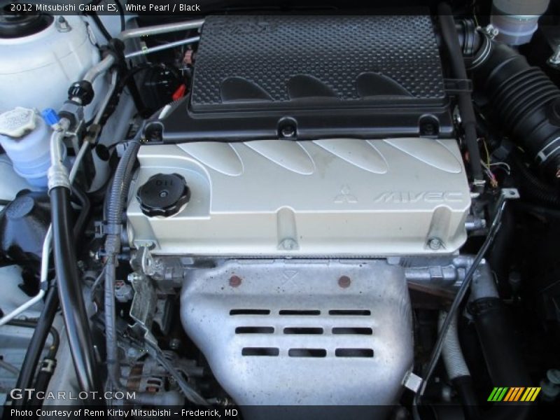 White Pearl / Black 2012 Mitsubishi Galant ES