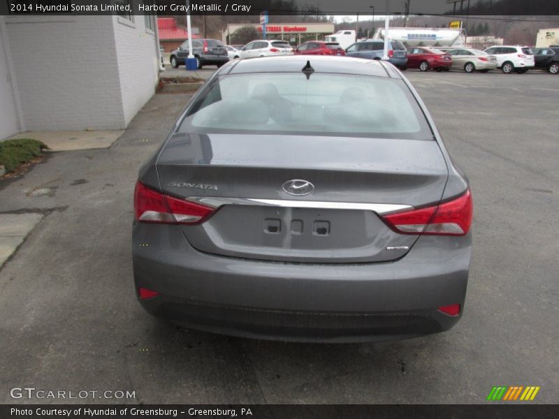 Harbor Gray Metallic / Gray 2014 Hyundai Sonata Limited