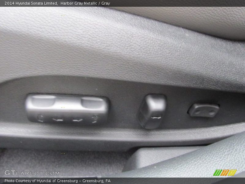 Harbor Gray Metallic / Gray 2014 Hyundai Sonata Limited