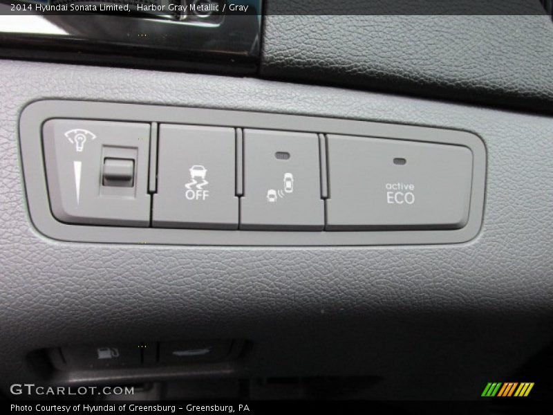 Harbor Gray Metallic / Gray 2014 Hyundai Sonata Limited