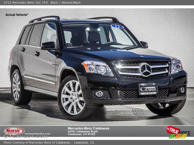 Black / Almond/Black 2012 Mercedes-Benz GLK 350