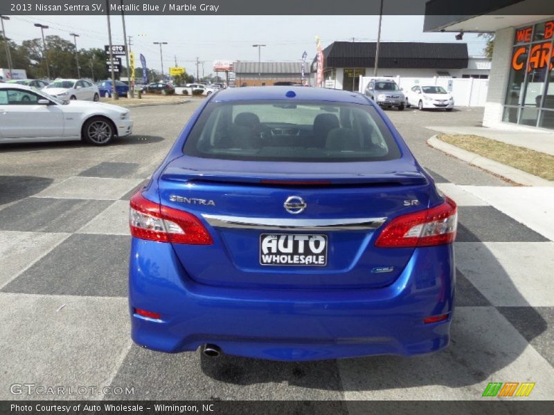 Metallic Blue / Marble Gray 2013 Nissan Sentra SV