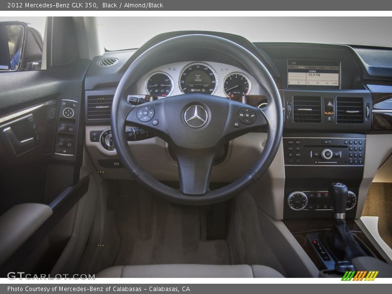 Black / Almond/Black 2012 Mercedes-Benz GLK 350