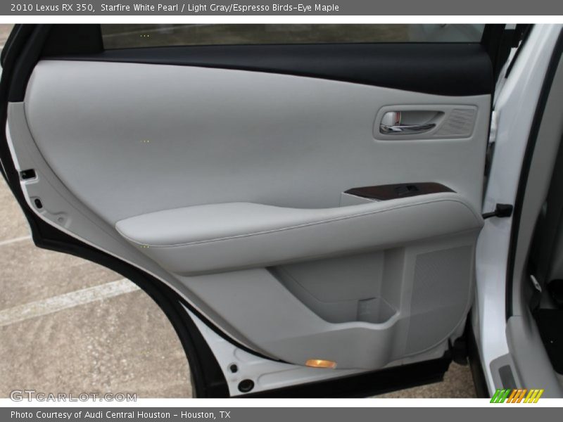 Starfire White Pearl / Light Gray/Espresso Birds-Eye Maple 2010 Lexus RX 350