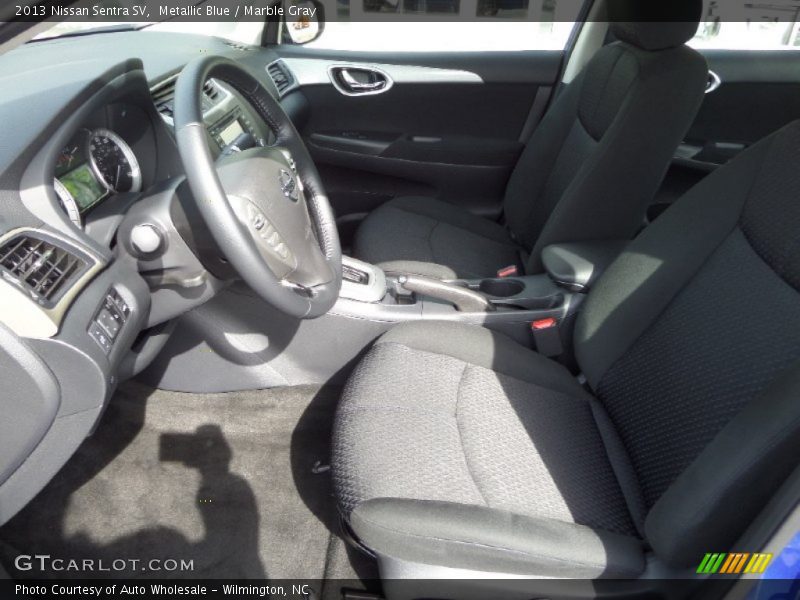Metallic Blue / Marble Gray 2013 Nissan Sentra SV