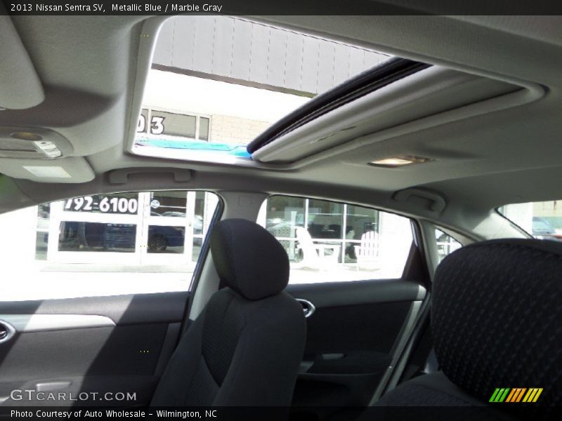 Metallic Blue / Marble Gray 2013 Nissan Sentra SV