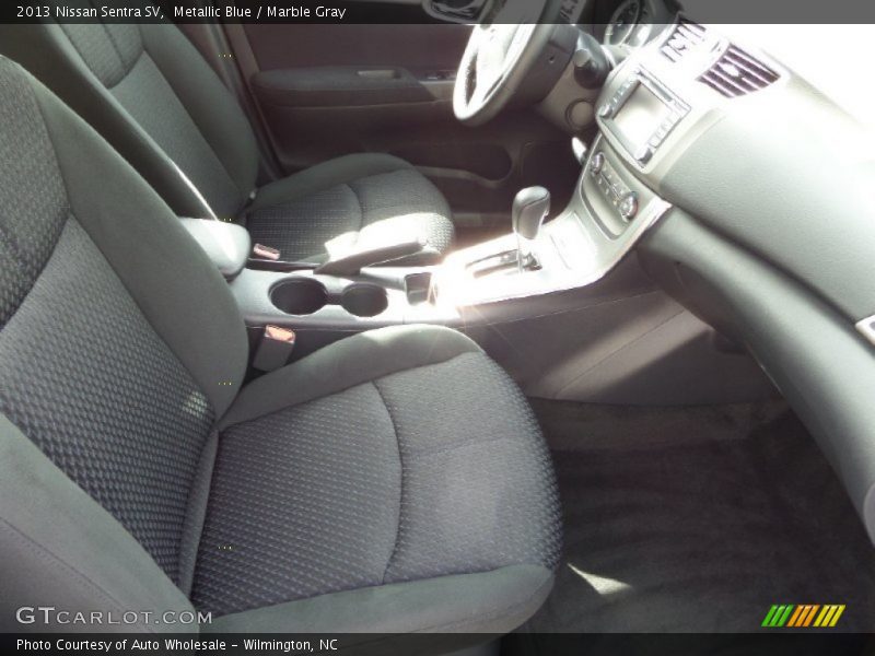 Metallic Blue / Marble Gray 2013 Nissan Sentra SV