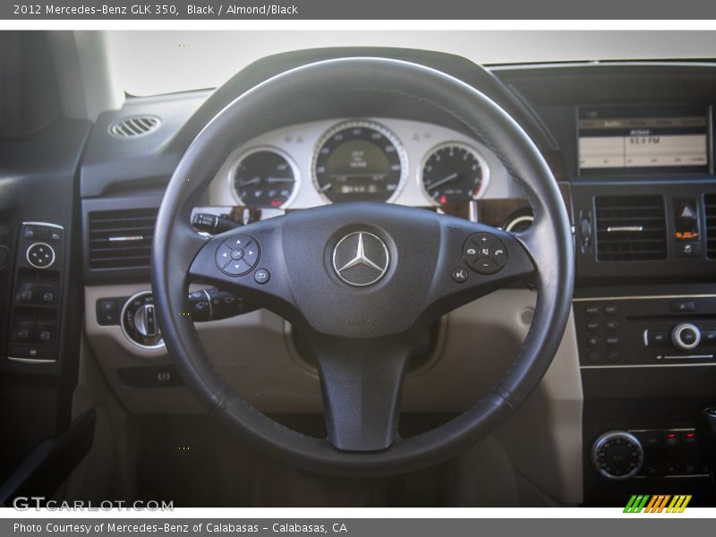 Black / Almond/Black 2012 Mercedes-Benz GLK 350