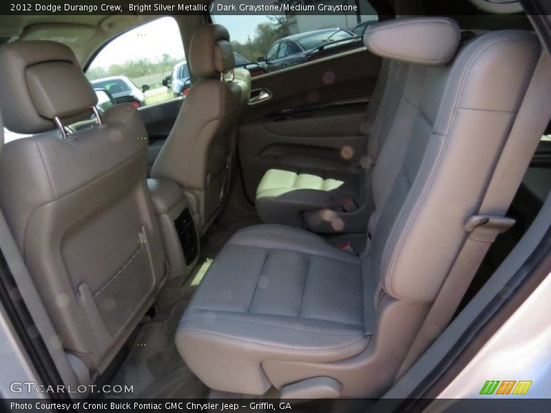 Bright Silver Metallic / Dark Graystone/Medium Graystone 2012 Dodge Durango Crew