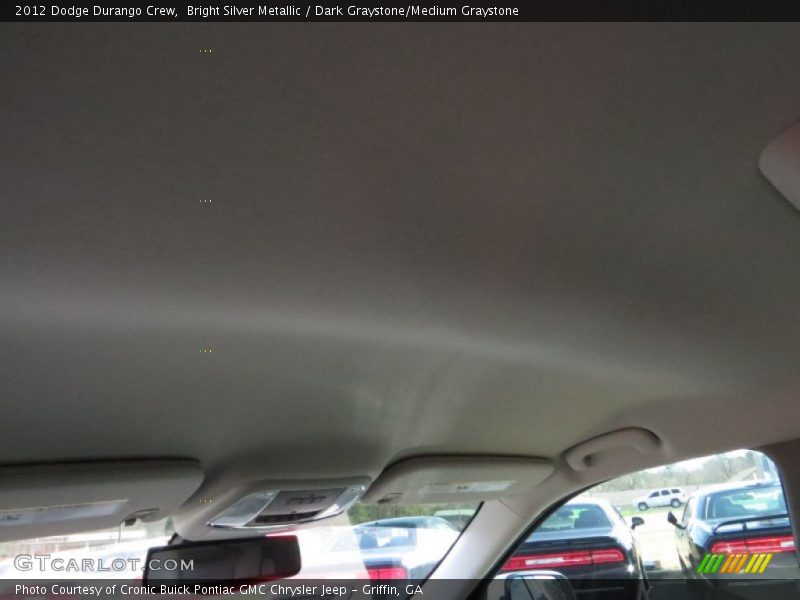 Bright Silver Metallic / Dark Graystone/Medium Graystone 2012 Dodge Durango Crew