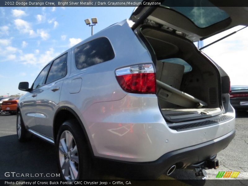 Bright Silver Metallic / Dark Graystone/Medium Graystone 2012 Dodge Durango Crew