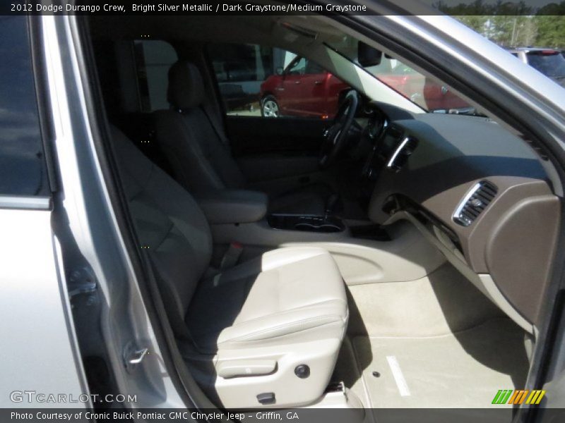 Bright Silver Metallic / Dark Graystone/Medium Graystone 2012 Dodge Durango Crew