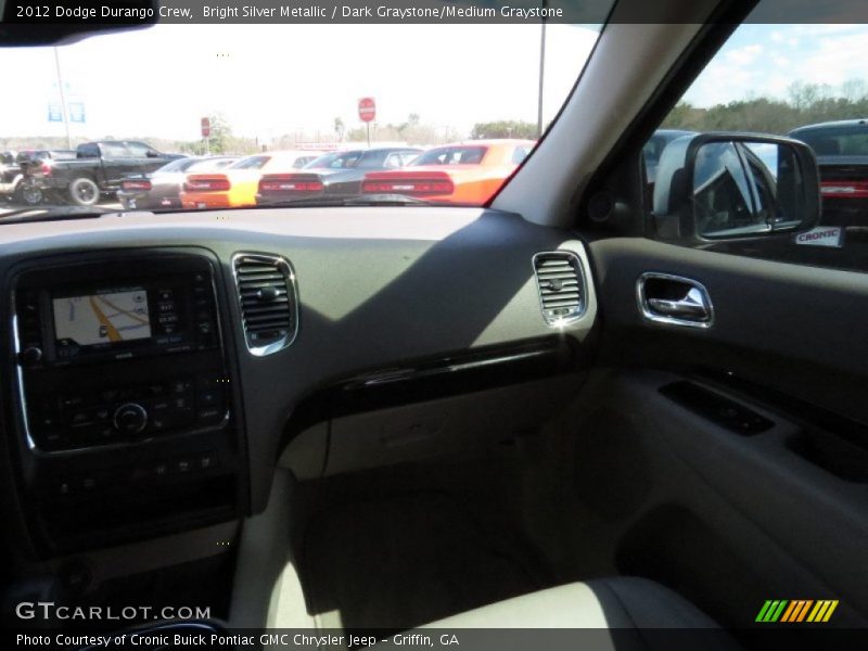 Bright Silver Metallic / Dark Graystone/Medium Graystone 2012 Dodge Durango Crew
