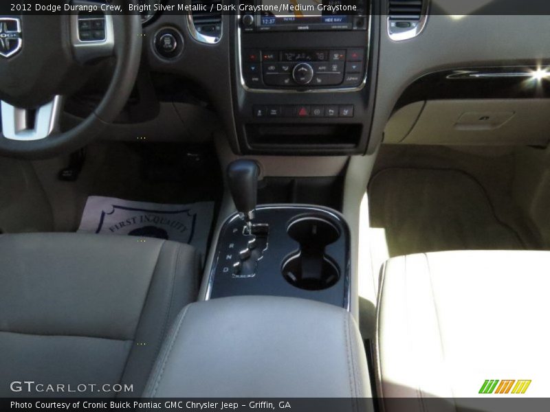 Bright Silver Metallic / Dark Graystone/Medium Graystone 2012 Dodge Durango Crew