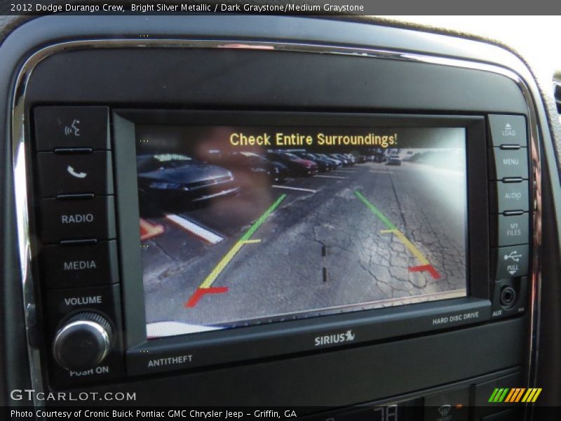 Bright Silver Metallic / Dark Graystone/Medium Graystone 2012 Dodge Durango Crew